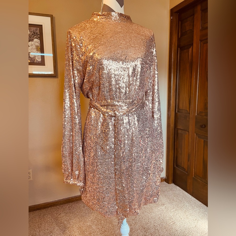 Baltic Børn Sequined Short Dress